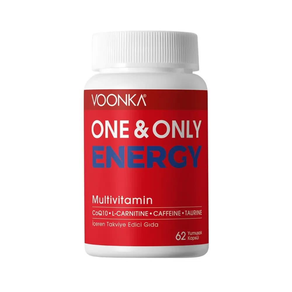 Voonka One & Only Energy Multivitamin 62 Kapsül