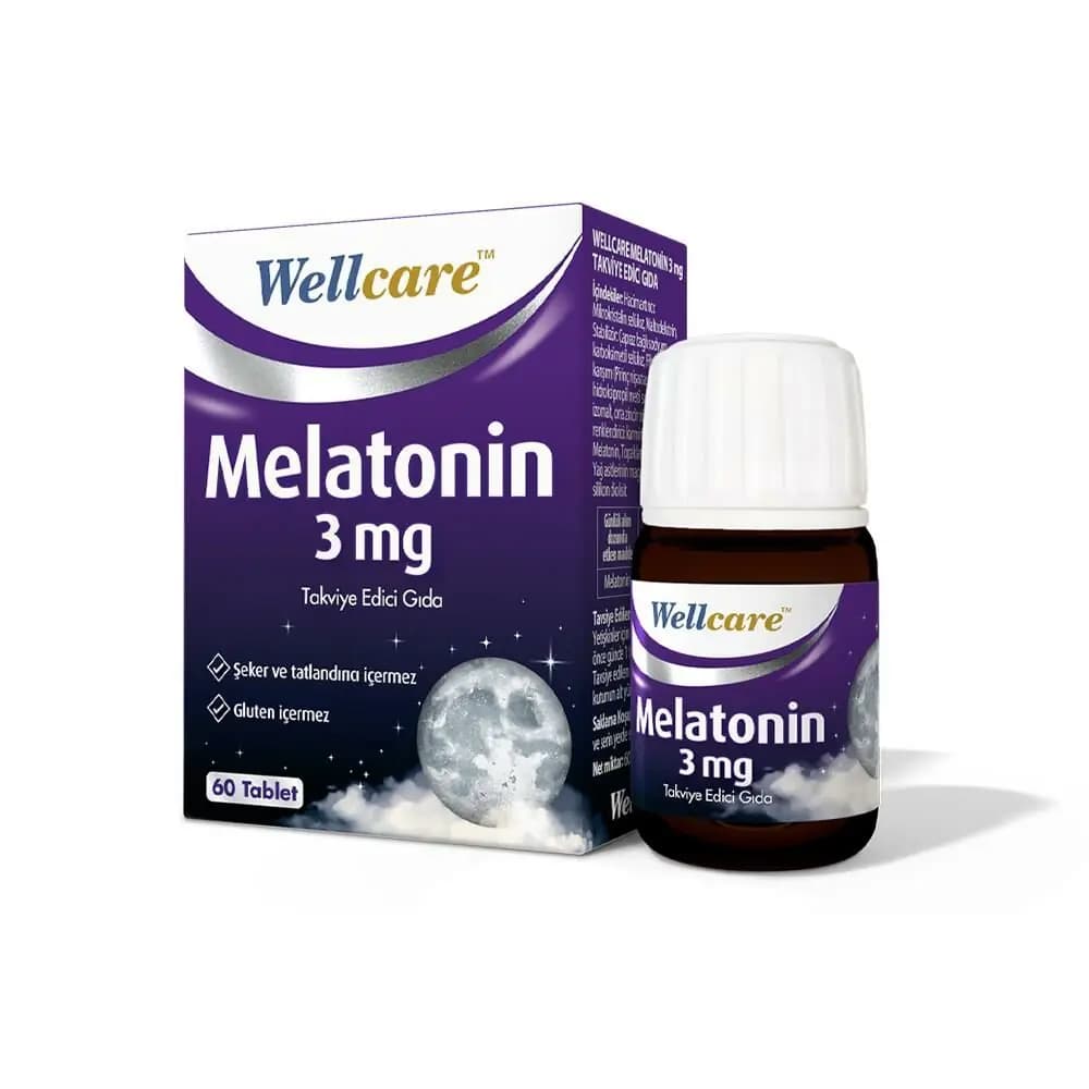 Wellcare Melatonin 3 mg 60 Tablet
