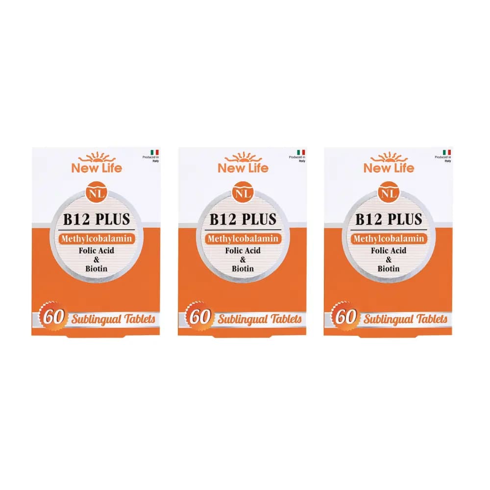 New Life B12 Methyl Plus 60 Tablet x 3