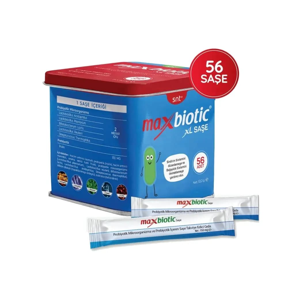 Santasya MaxBiotic XL Takviye Edici Gıda 56 Saşe