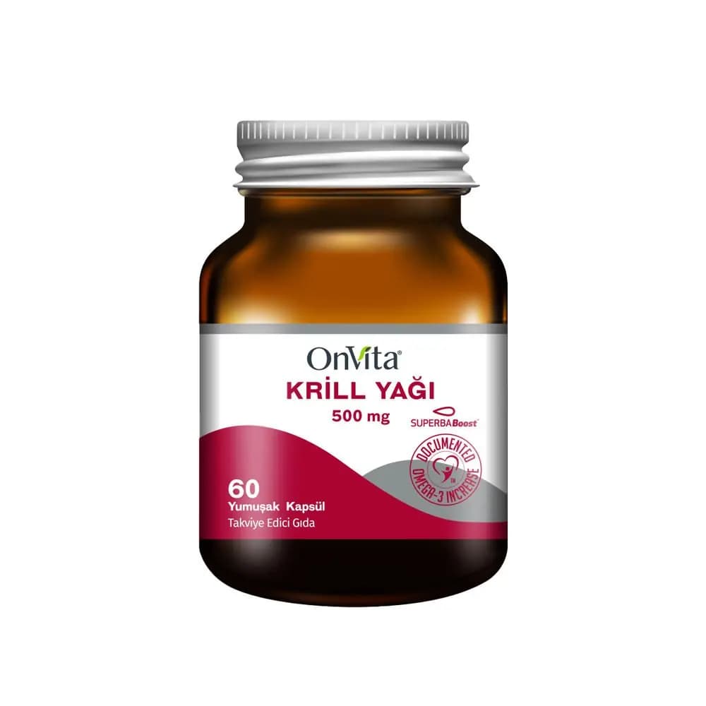 OnVita Krill Yağı 500 mg 60 Yumuşak Kapsül