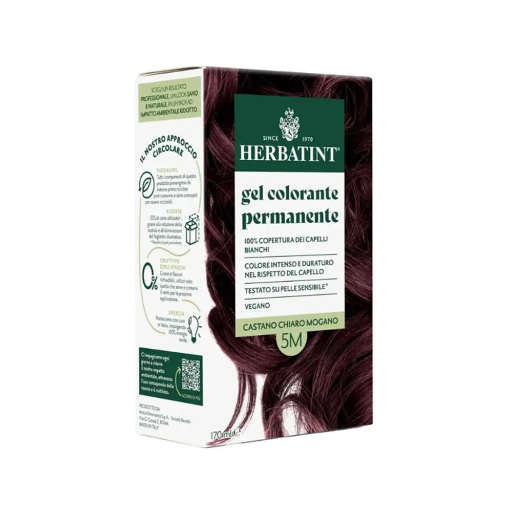 Herbatint Light Mahogany Chestnut 5M Açık Maun Kestane Saç Boyası 170 ml
