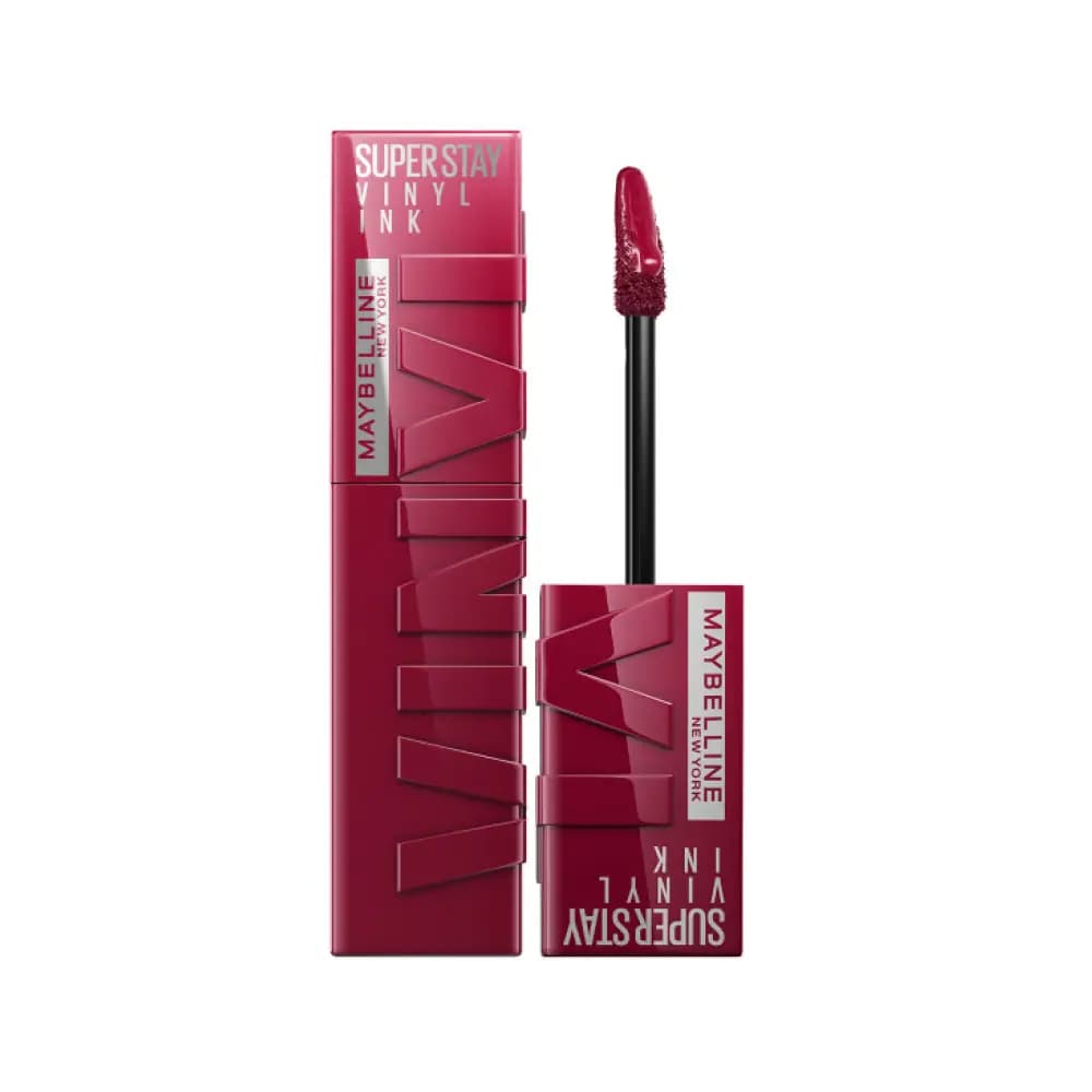 Maybelline New York Super Stay Vinyl Ink Uzun Süre Kalıcı Likit Parlak Ruj - 30 Unrivaled