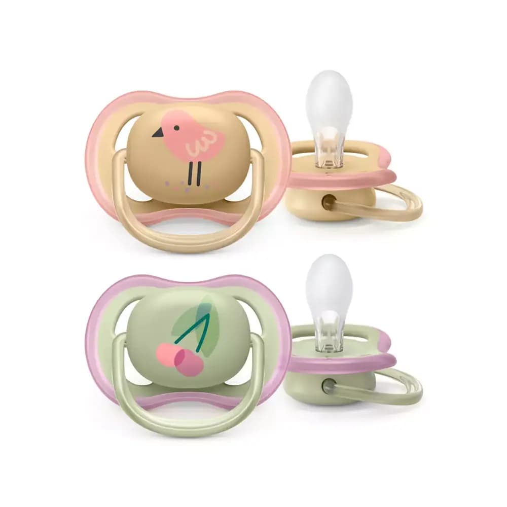 Philips Avent SCF08513 Ultra Air Emzik 2'li 0-6 ay Kız