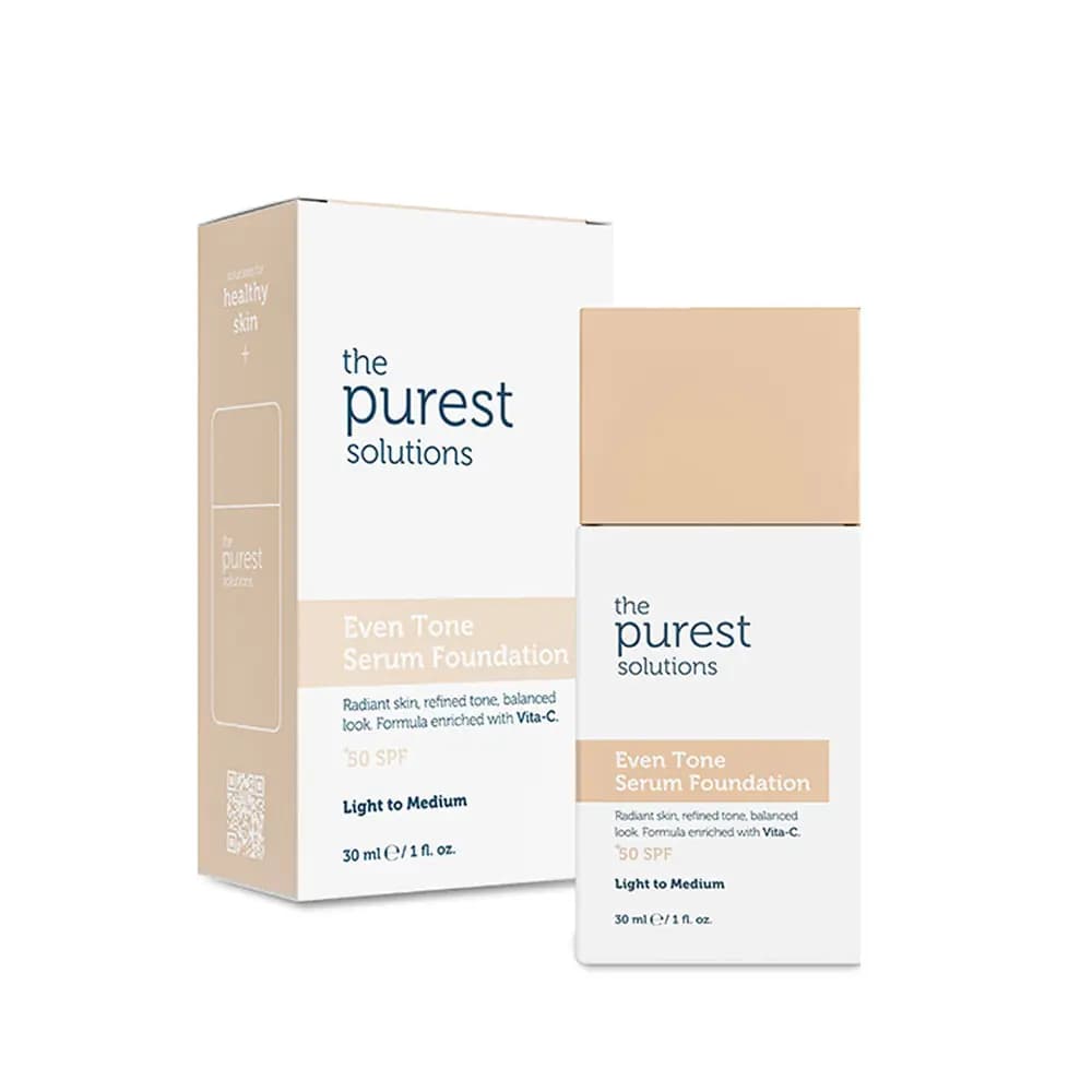 The Purest Solutions Even Tone SPF50+ Leke Karşıtı Serum Fondöten 30 ml - Light to Medium