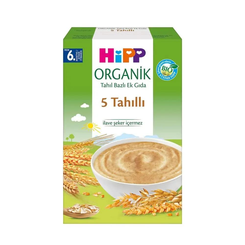Hipp Organik 5 Tahıllı Ek Gıda 200 gr