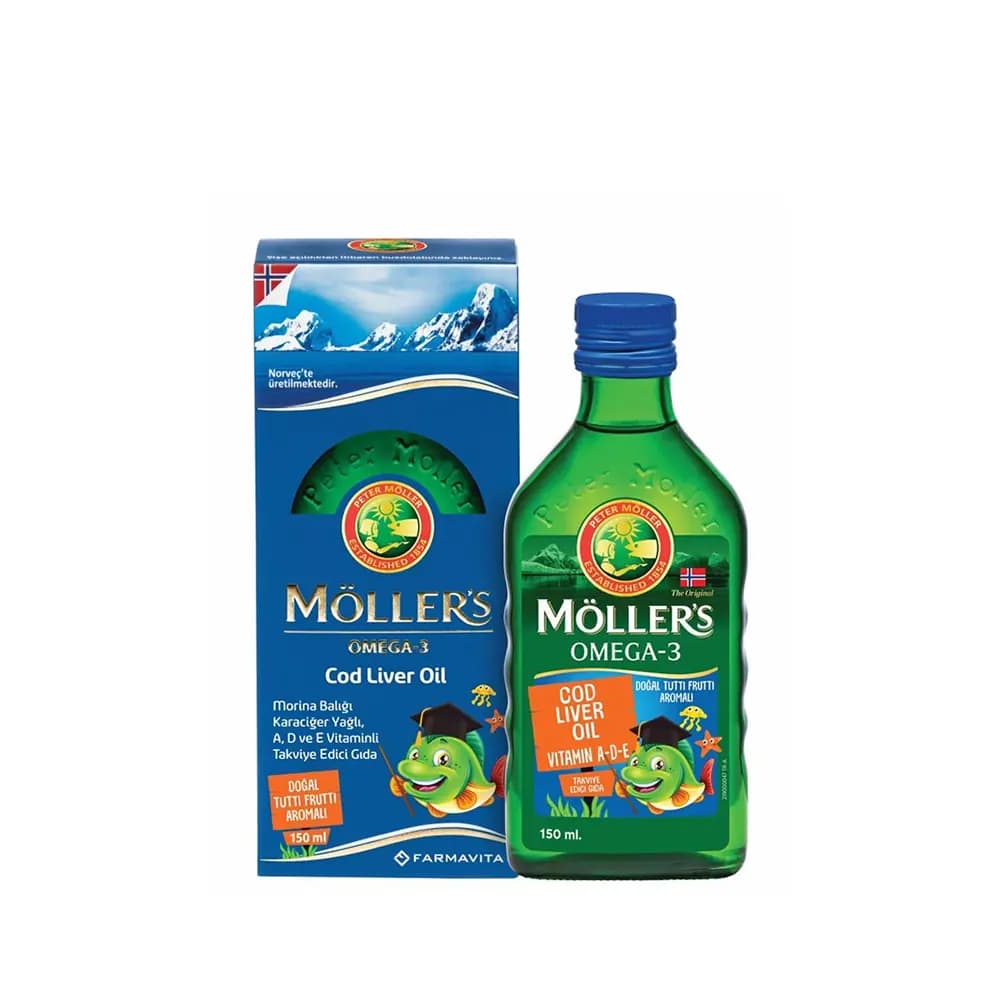 Möllers Omega 3 Tutti Frutti Aromalı Balık Yağı 150 ml