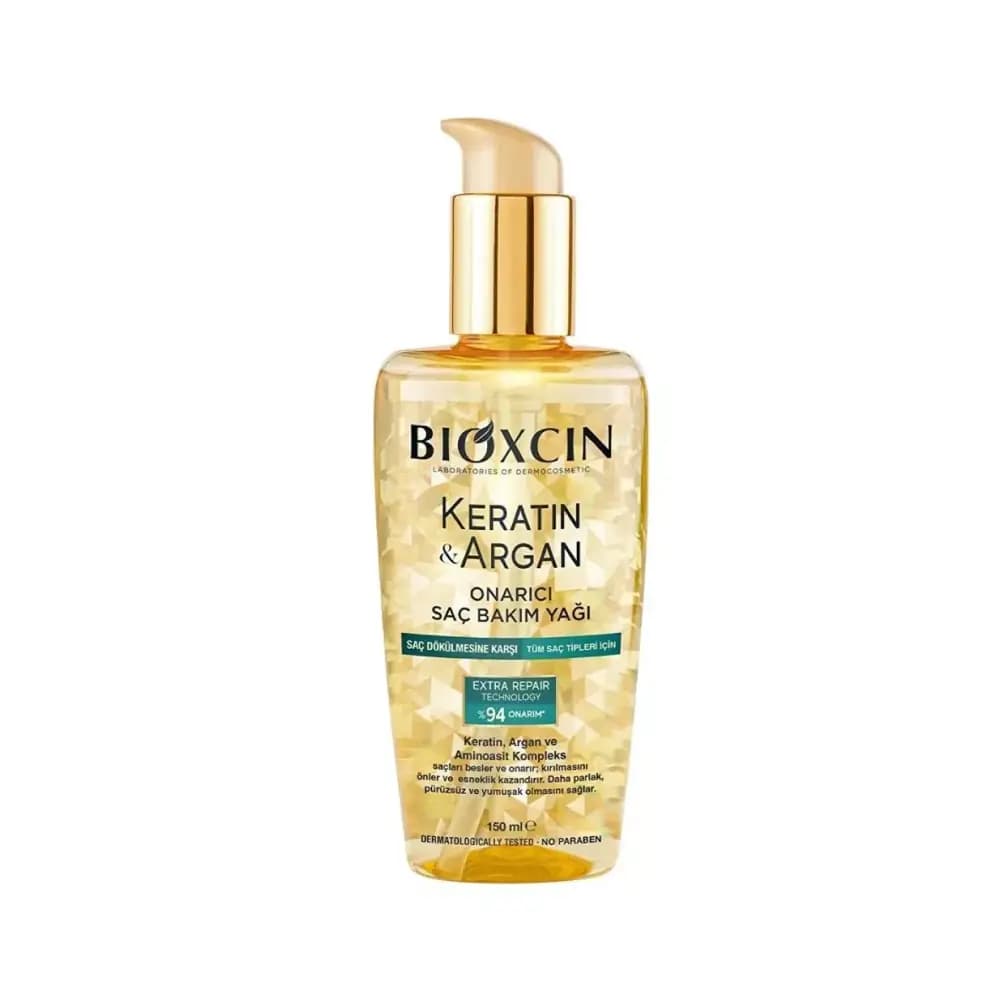 Bioxcin Keratin ve Argan Onarıcı Saç Bakım Yağı 150 ml