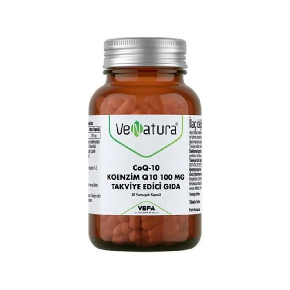 VeNatura Koenzim Q10 100 mg 30 Yumuşak Kapsül