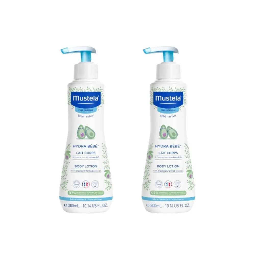 Mustela Hydra Bebe Body Lotion Vücut Losyonu 300 ml x 2 Adet