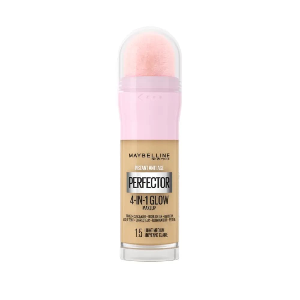 Maybelline New York Instant Perfector Glow 4 Etki 1 Arada Fondöten 1.5 Light Medium 20 ml