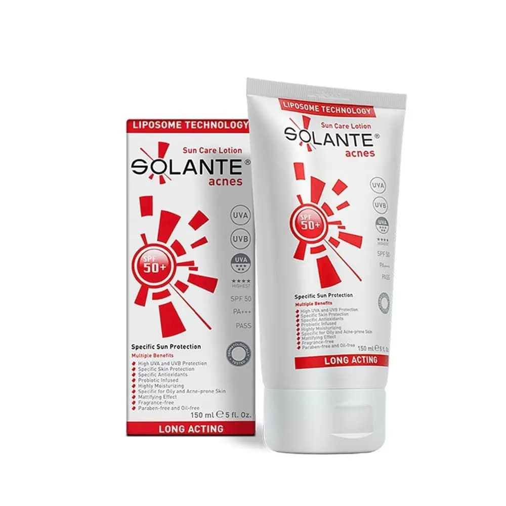 Solante Acnes SPF 50+ Güneş Koruyucu Losyon 150 ml