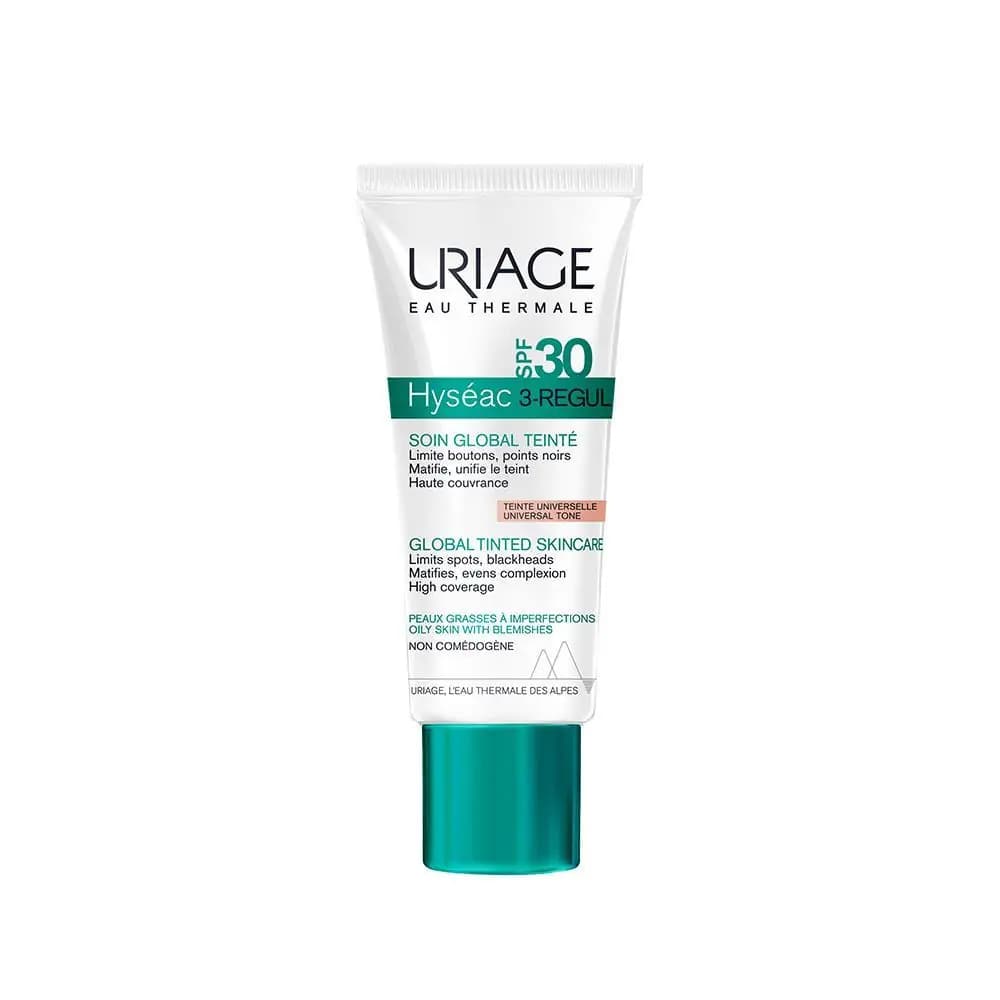 Uriage Hyseac 3 Regul Global Tinted SPF 50+ Renkli Krem 40 ml