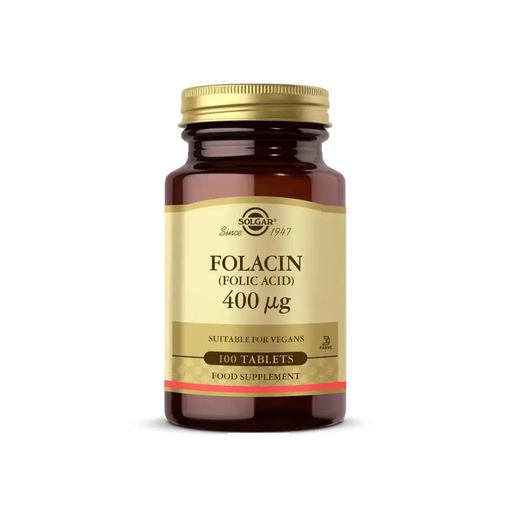 Solgar Folic Acid 400 Mcg 100 Tablet