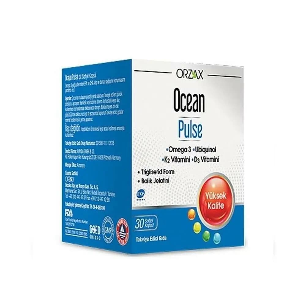 Ocean Pulse Balık Yağı 30 Kapsül