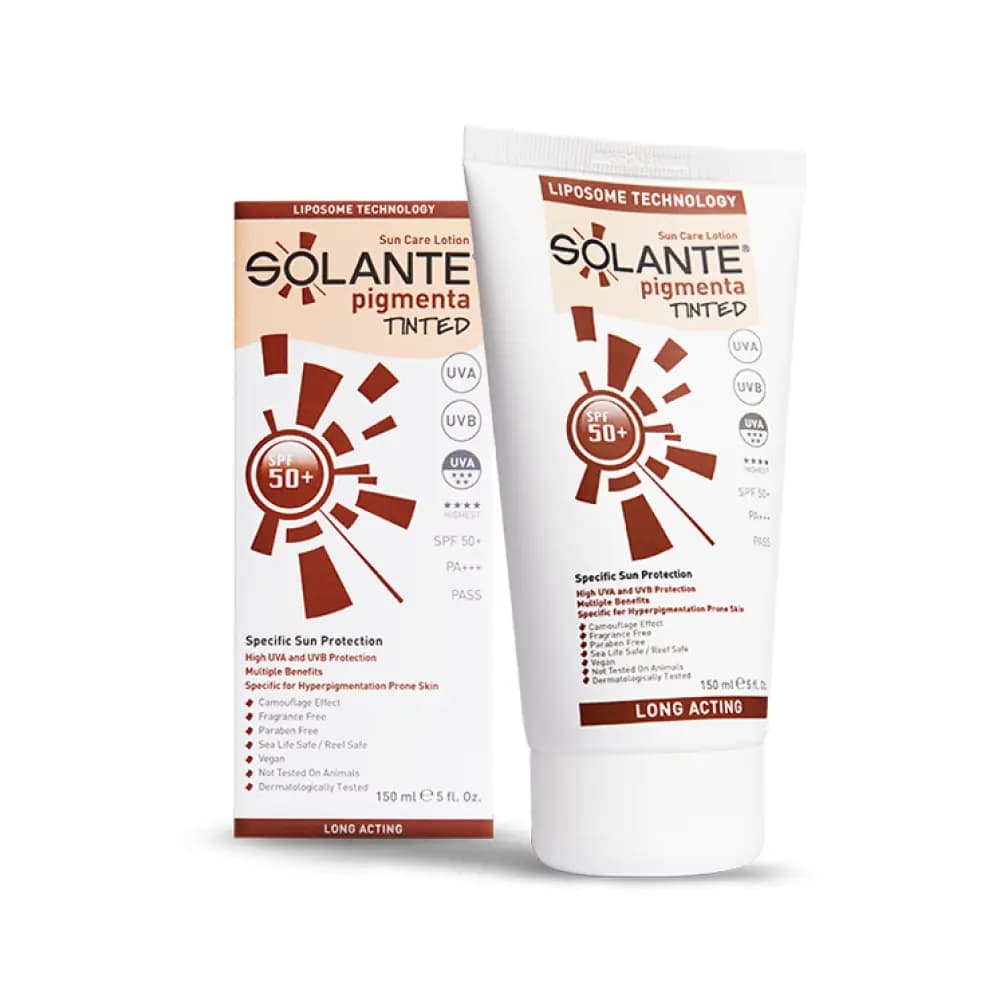 Solante Pigmenta-Tinted SPF 50+ Güneş Koruyucu Losyon 150 ml