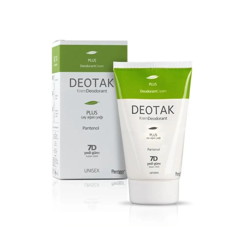 Deotak Deodorant Plus Krem Çay Ağacı Yağı 35 ml