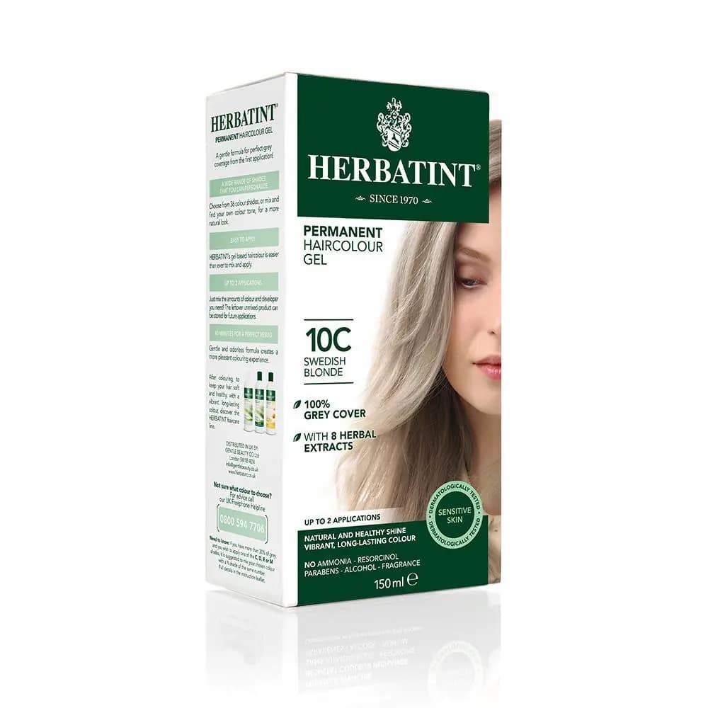 Herbatint Swedish Blonde 10C İsveç Sarısı Saç Boyası 150 ml