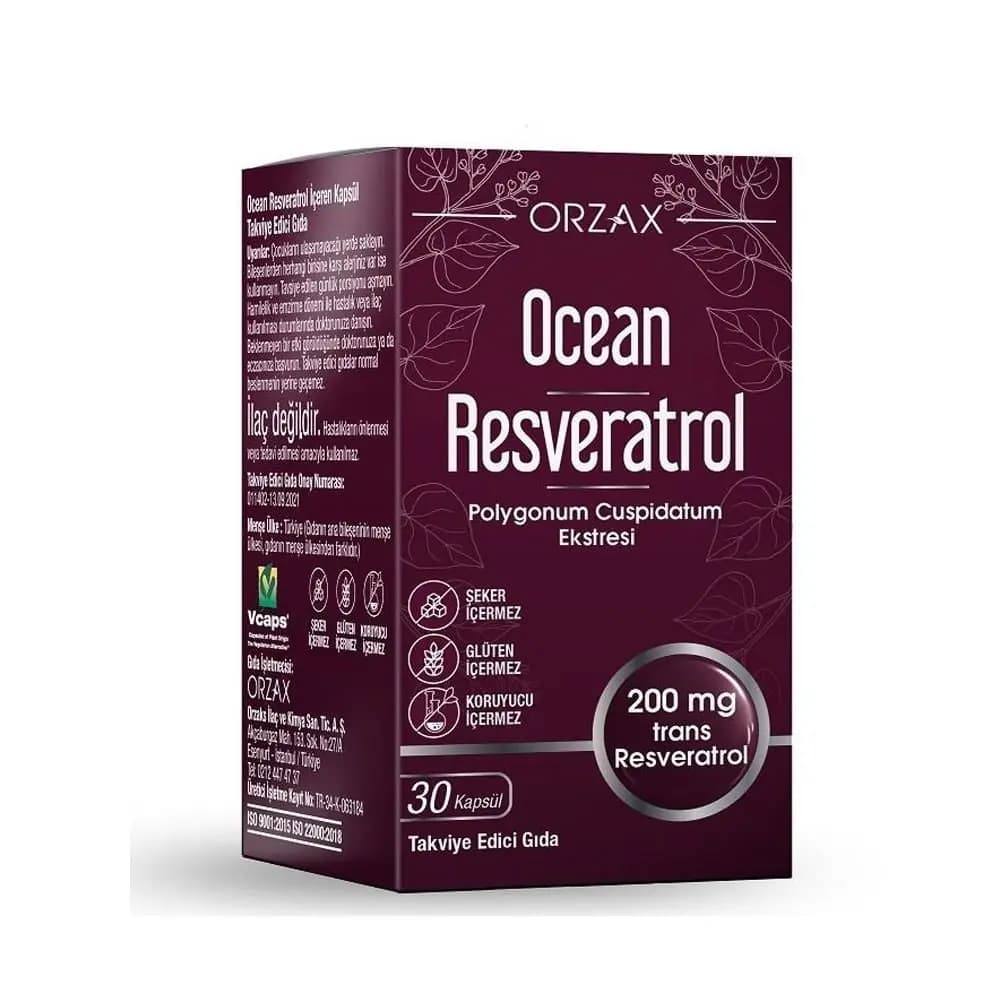 Ocean Resveratrol 200 Mg 30 Kapsül