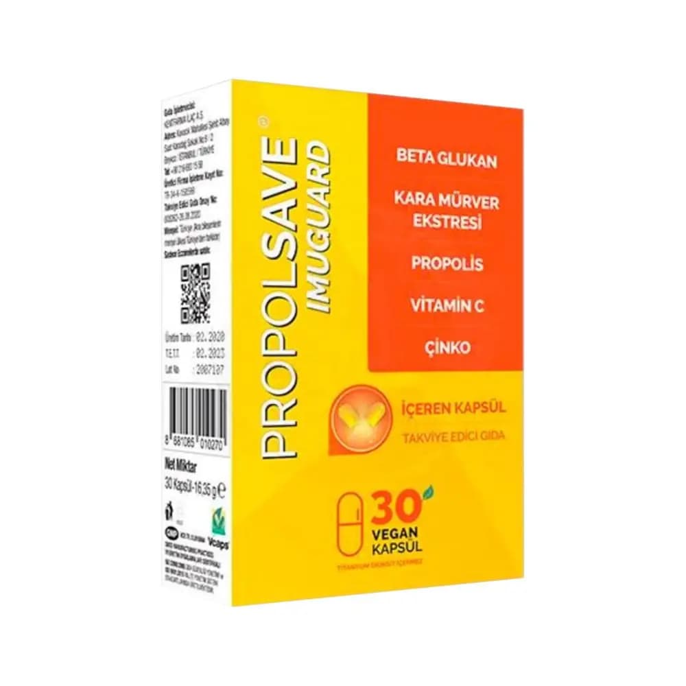 Propolsave Imuguard Betaglukan 30 Kapsül